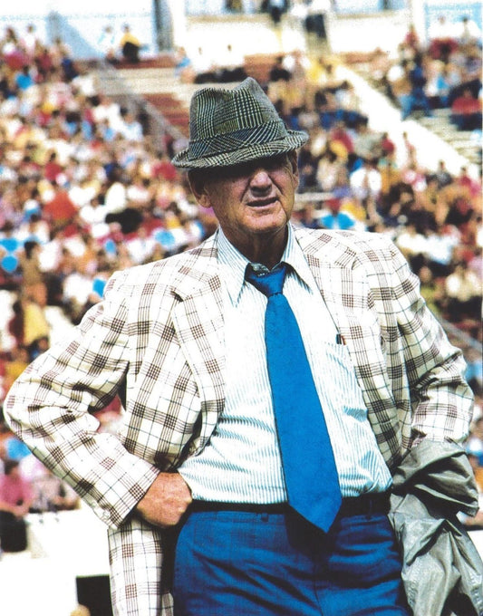 Paul Bear Bryant Photo Alabama Crimson Tide Picture Ncaa Football Color