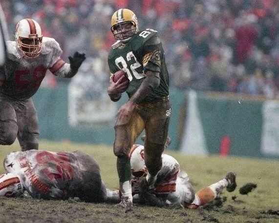 Paul Coffman Photo Green Bay Packers Picture Nfl Football Mud