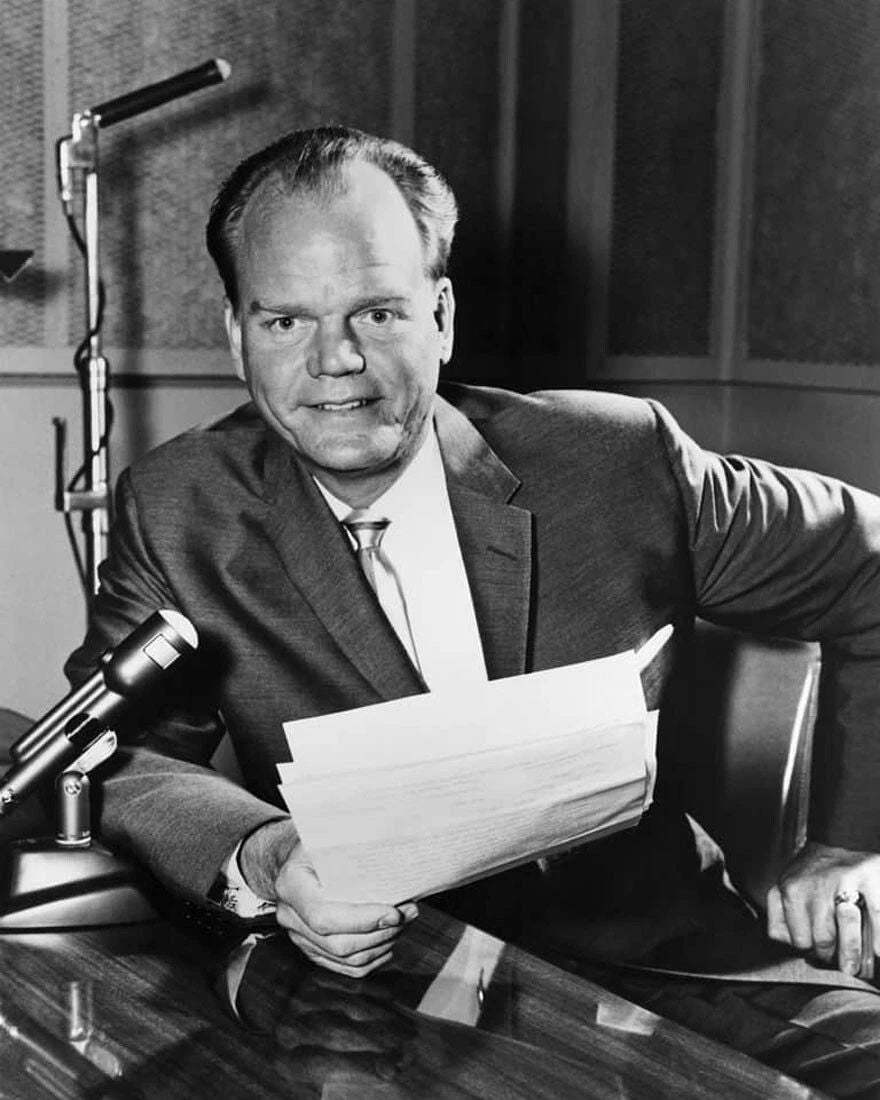 Paul Harvey Glossy Keychain Print Portrait Radio Broadcaster Keychaingraph