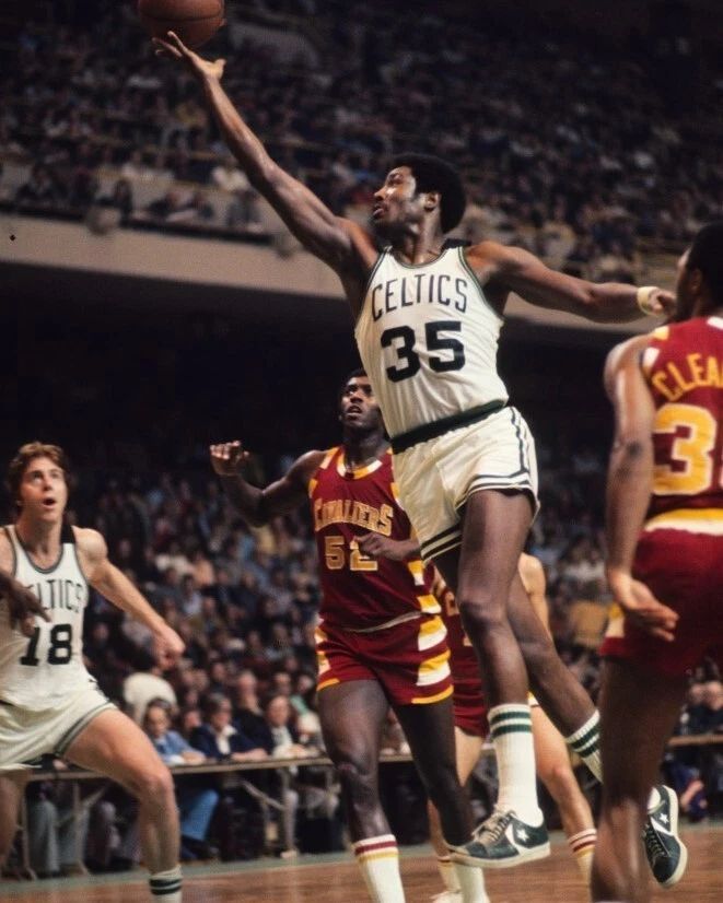 Paul Silas & Dave Cowens Photo Boston Celtics Basketball Nba