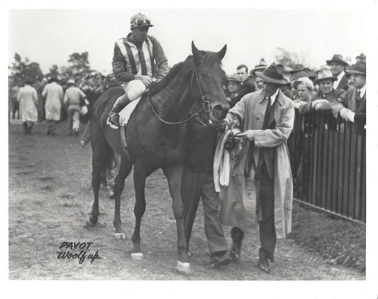 Pavot Photo Horse Racing Picture Jockey George Woolf