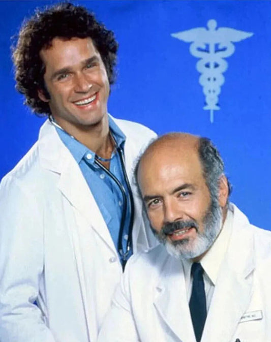 Pernell Roberts & Gregory Harrison Trapper John Md Picture Photo Print