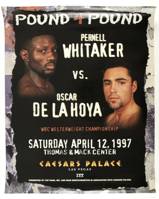 Pernell Whitaker Vs Oscar De La Hoya Photo Boxing Picture Pound 4 Pound