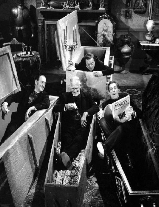 Peter Lorre Vincent Price Boris Karloff & Basil Rathbone Picture Magnet