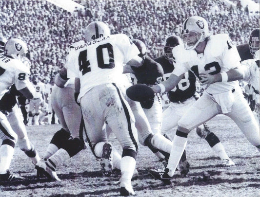 Pete Banaszak & Ken Stabler Photo Oakland Raiders Picture Nfl Football