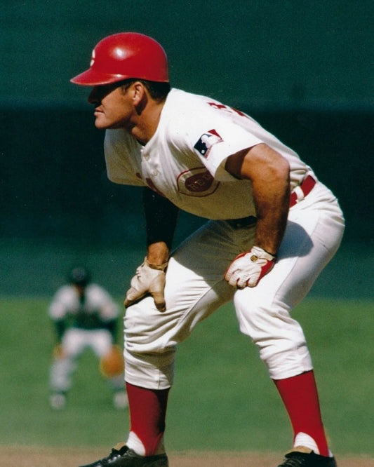 Pete Rose Photo Cincinnati Reds Baseball Picture On Base Mlb