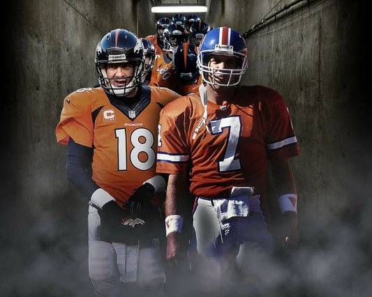 Peyton Manning & John Elway Photo Denver Broncos Football Picture Nfl