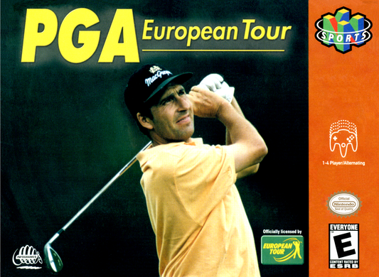 Pga European Tour N64 Print Poster