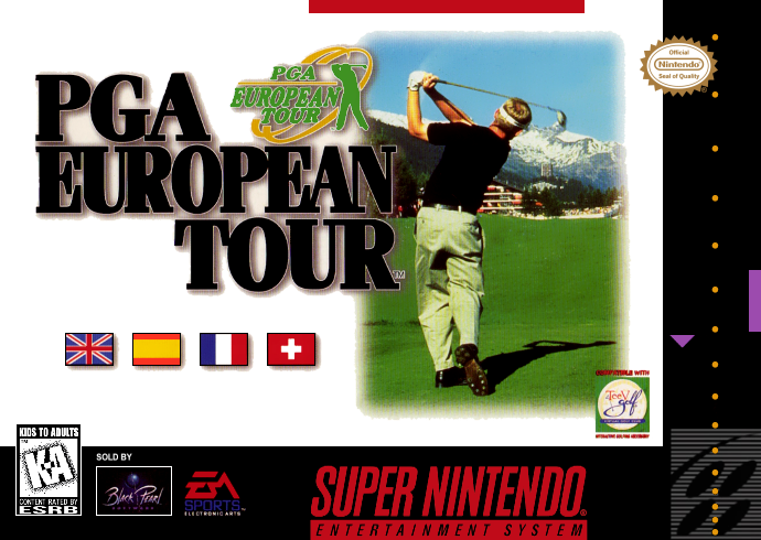 Pga European Tour (Usa) Snes Print Poster