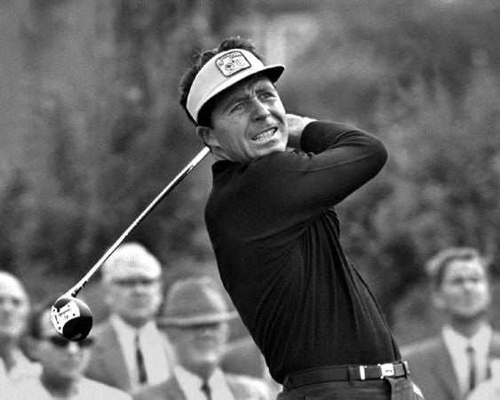 Pga Pro Golfer Gary Player Glossy Keychain PGA Print Swing Keychain 1