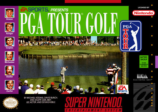 Pga Tour Golf (Usa) Snes Print Poster