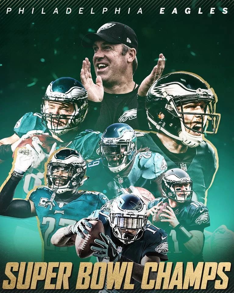 Philadelphia Eagles Sb Champs Keychain Nfl Football Picture Champions