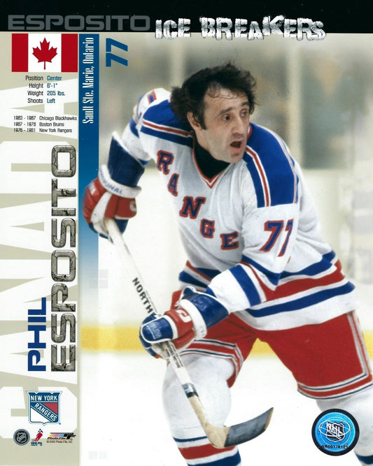 Phil Esposito Keychain Hockey New York Rangers Ny Nhl