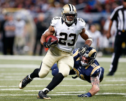 Pierre Thomas Magnet New Orleans Saints Football Picture Nfl Vs Rams