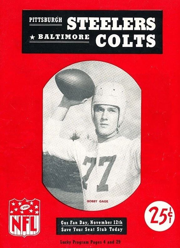 Pittsburgh Steelers Vs Baltimore Colts Keychain Football Picture Nfl