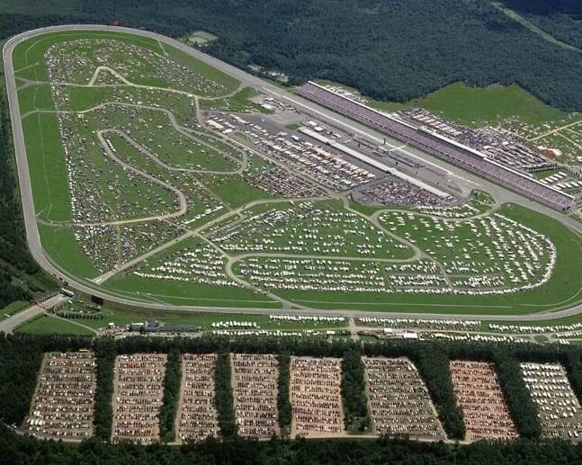 Pocono Raceway Photo Auto Racing Track Picture Aerial