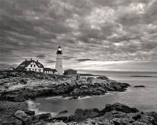 Portland Head Light Maine Lighthouse Glossy Magnet Print Harbor Magnet