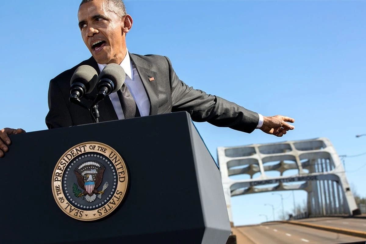 President Obama Speach At 50Th Anniversary Of Bloody Sunday Picture Magnet