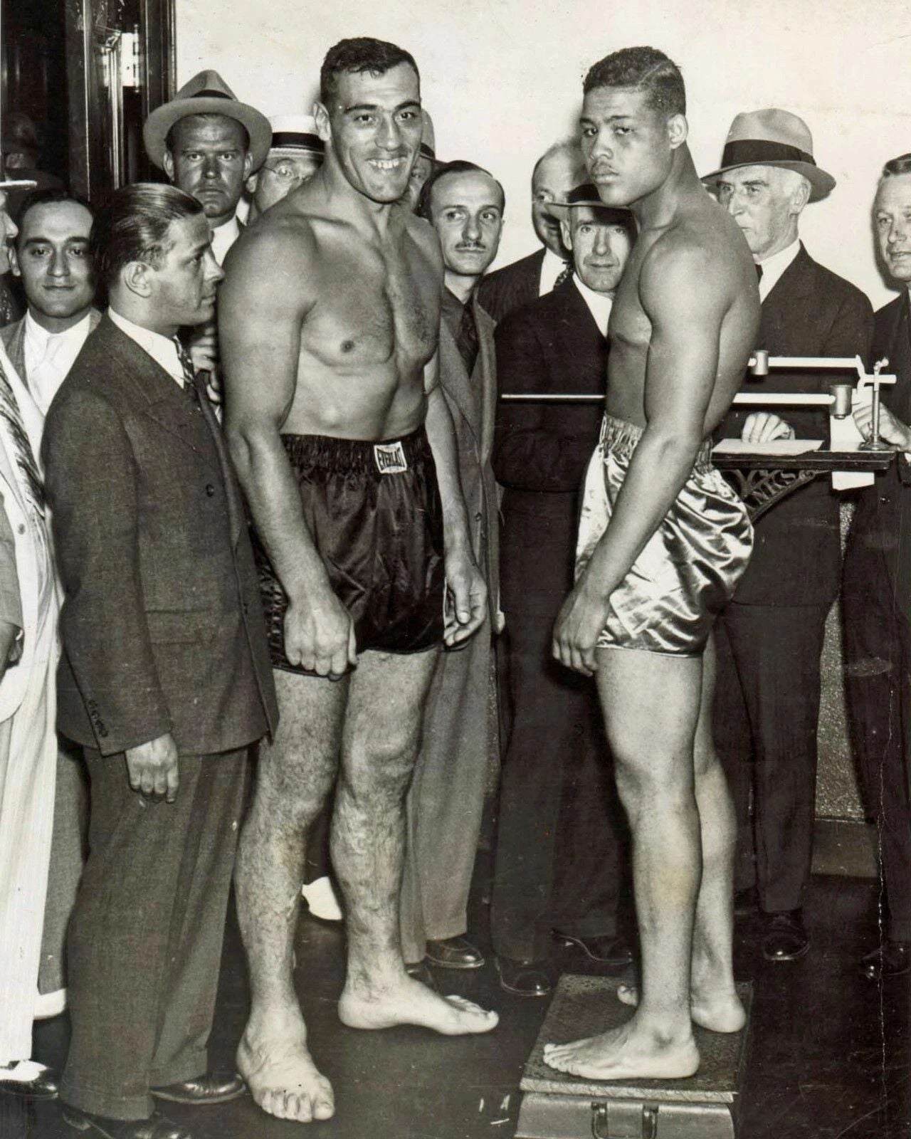 Primo Carnera Vs Joe Louis Photo Boxing Picture