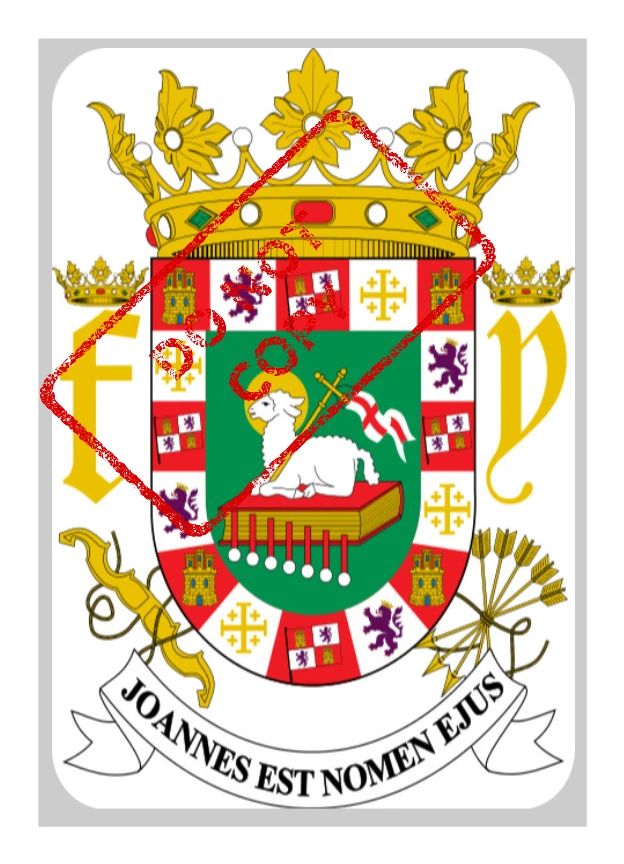 Puerto Rico Coat Of Arms Caribbean Island Commonwealth