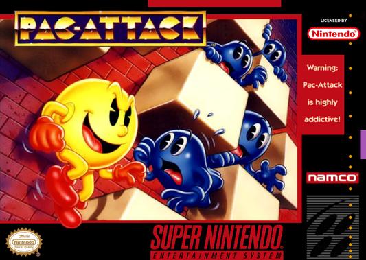 Pac Attack (Usa) Snes Print Poster