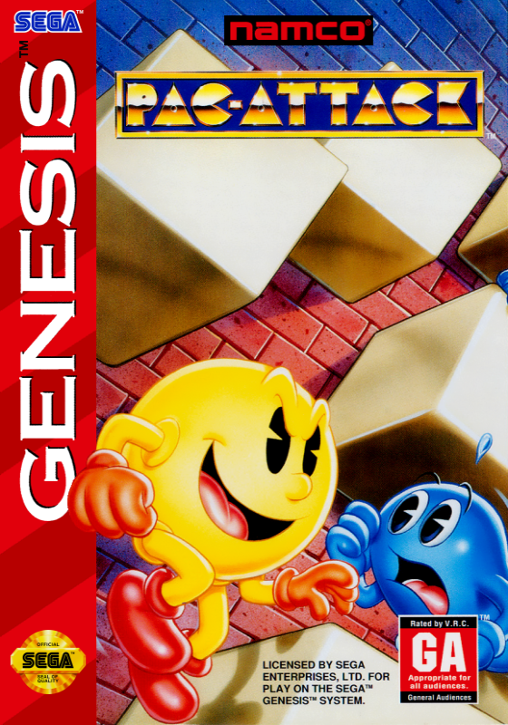 Pac Attack (Usa) Genesis Print Poster