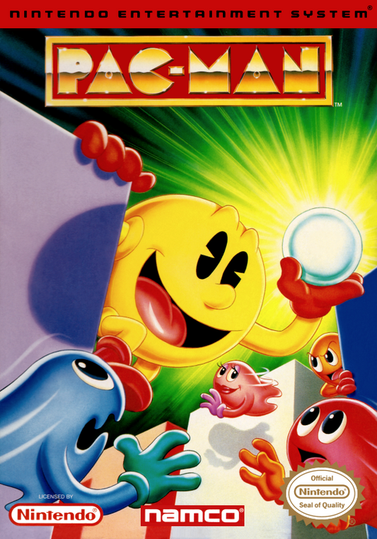 Pac Man (Usa) (Namco) Nes Print Poster