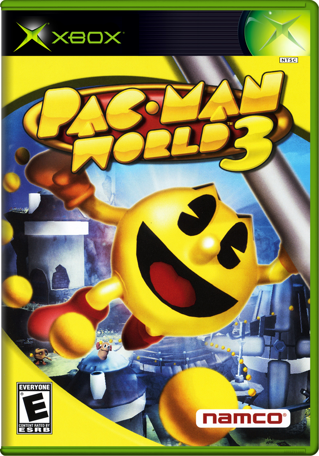 Pac Man World 3 Xbox Print Poster