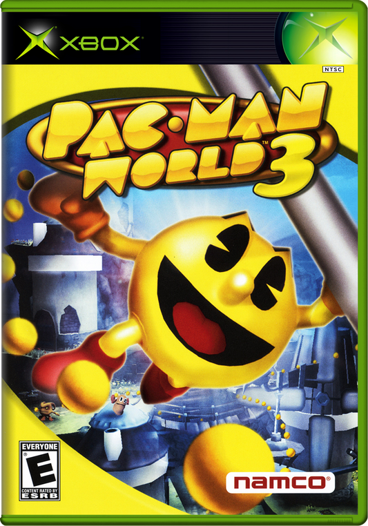 Pac Man World 3 Xbox Print Poster