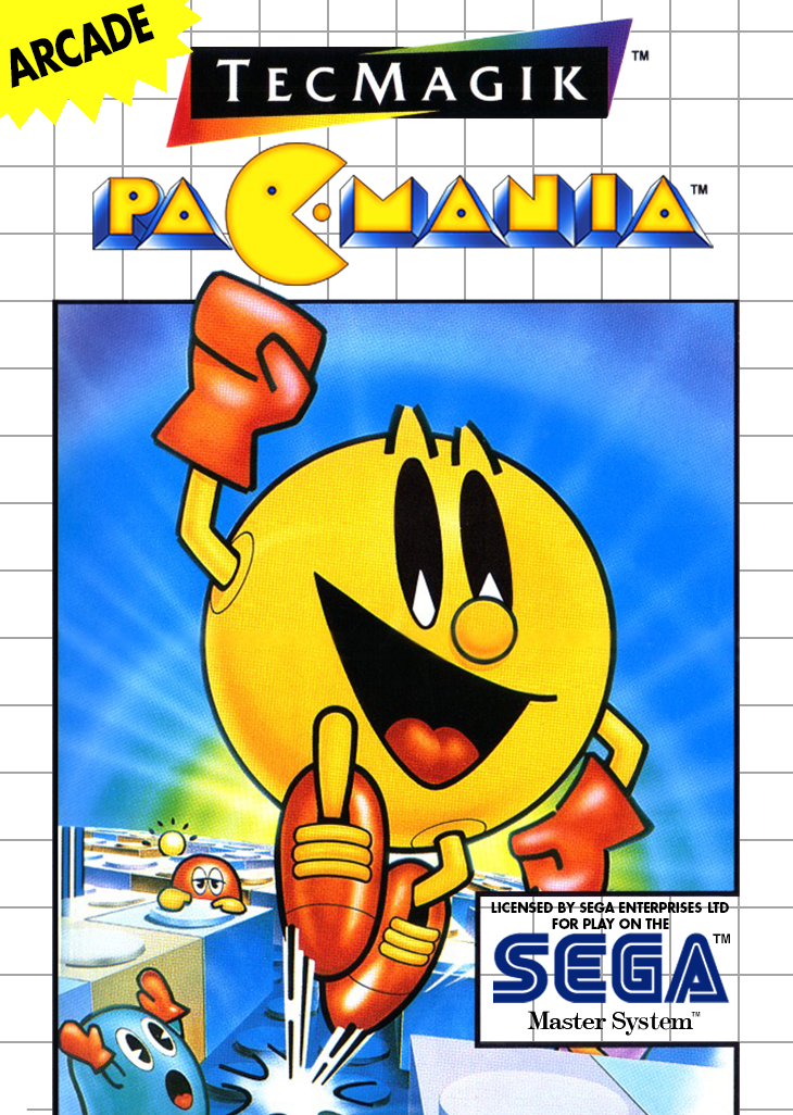 Pac Mania Sega Master System Print Poster