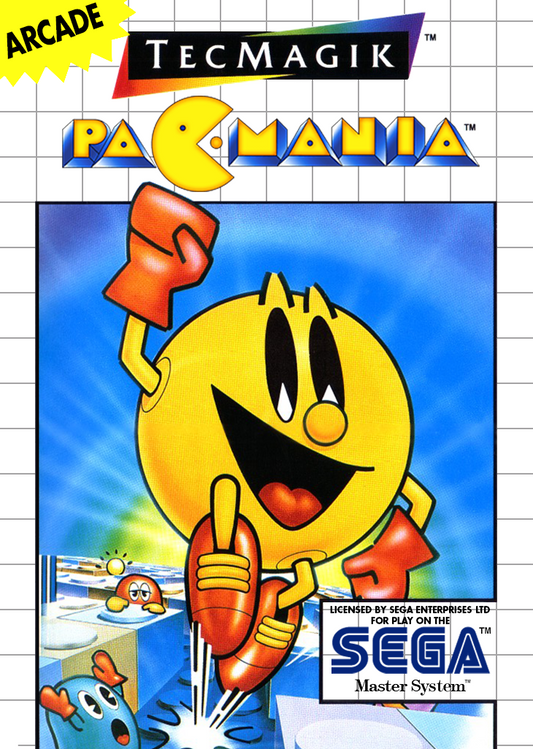 Pac Mania Sega Master System Print Poster