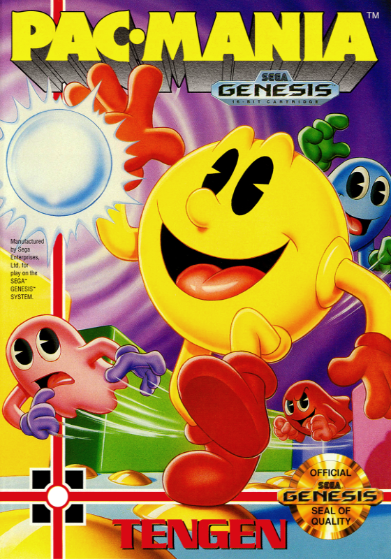 Pac Mania (Usa) Genesis Print Poster