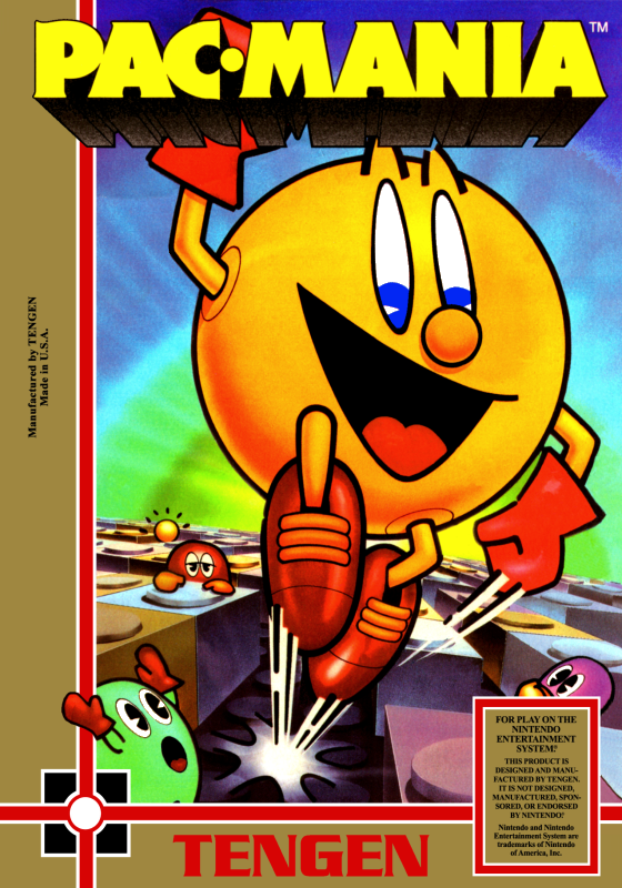 Pac Mania (Usa) (Tengen Unlicensed) Nes Print Poster