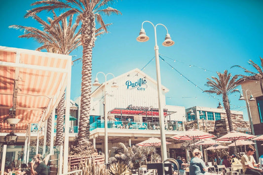 Pacific City Huntington Beach California Picture Poster Photo Picture Print