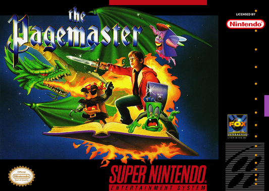 Pagemaster, The (Usa) Snes Print Poster