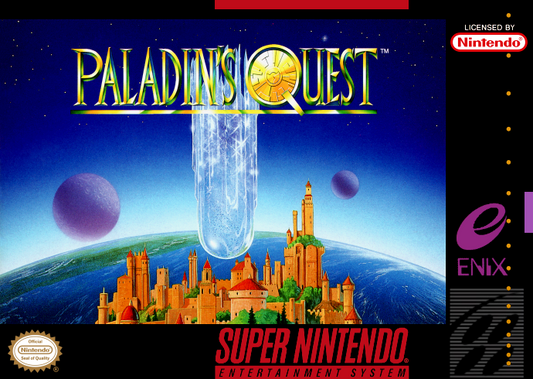 Paladin S Quest (Usa) Snes Print Poster