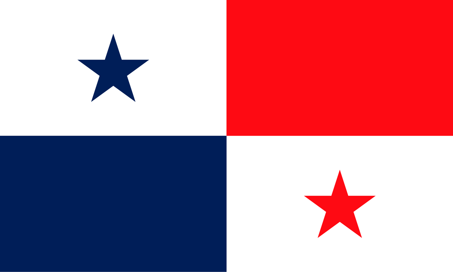 Panama Flag Print Poster