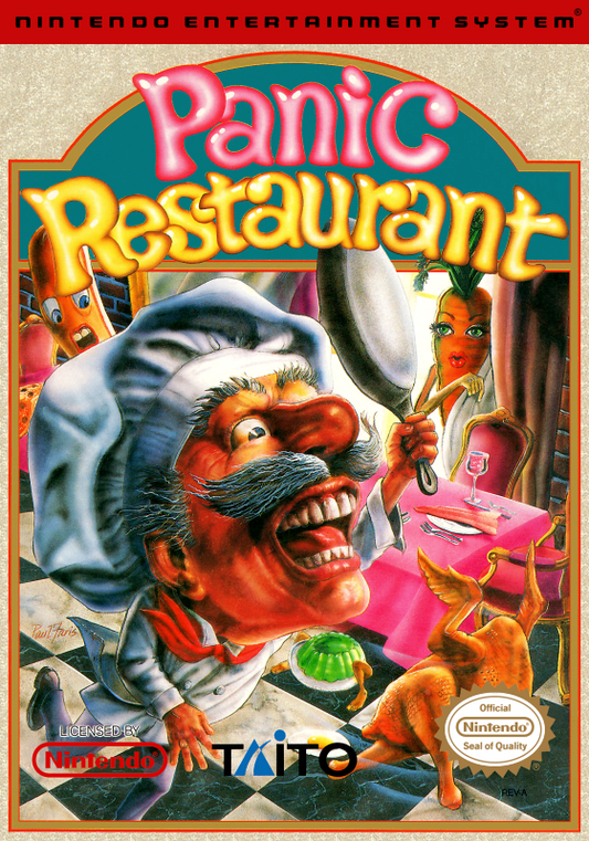 Panic Restaurant (Usa) Nes Print Poster