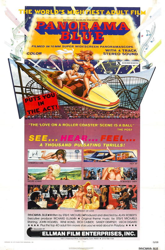 Panorama Blue 01 Movie Magnet