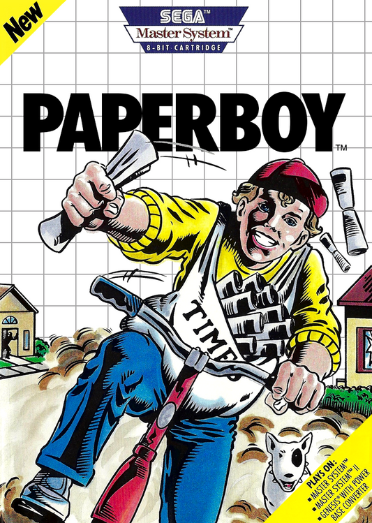 Paperboy(2) Sega Master System Print Poster