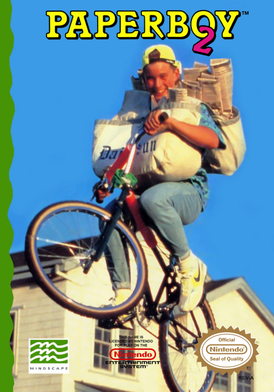 Paperboy 2 (Usa) Nes Print Poster