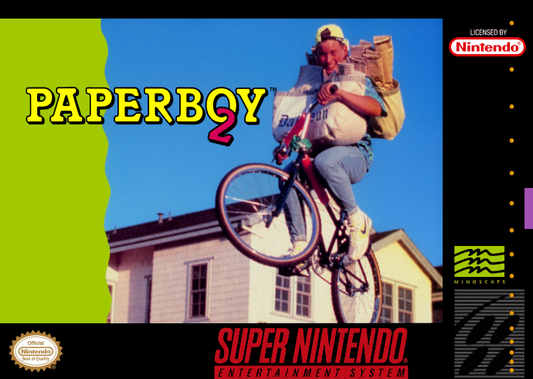 Paperboy 2 (Usa) Snes Print Poster