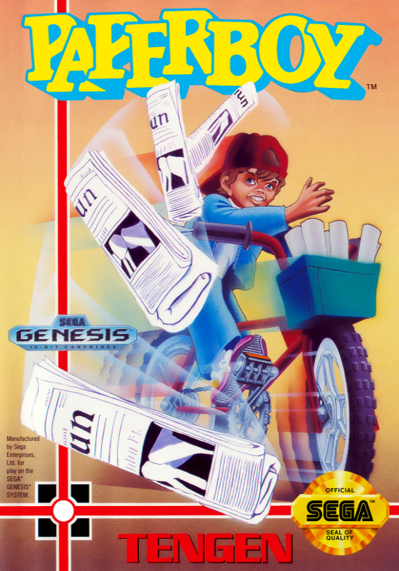 Paperboy (Usa) Genesis Print Poster