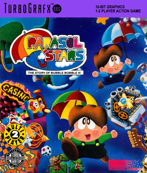 Parasol Stars Turbografx 16 Keychain