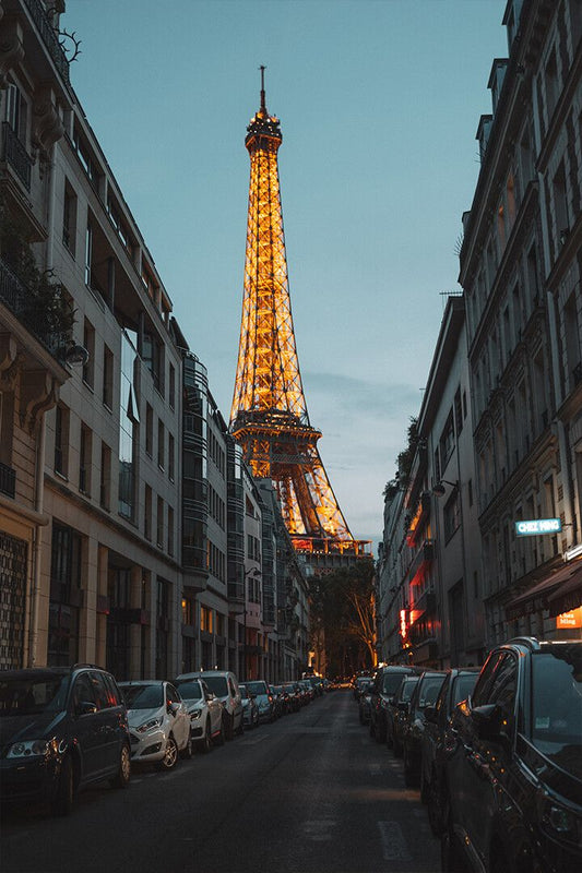 Paris Street Eiffel Tower Art Wall Decor Jigsaw Puzzle