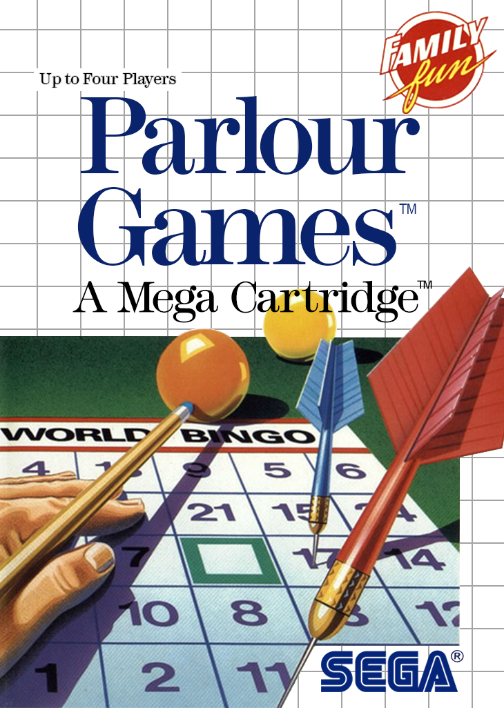 Parlour Games (2) Sega Master System Print Poster