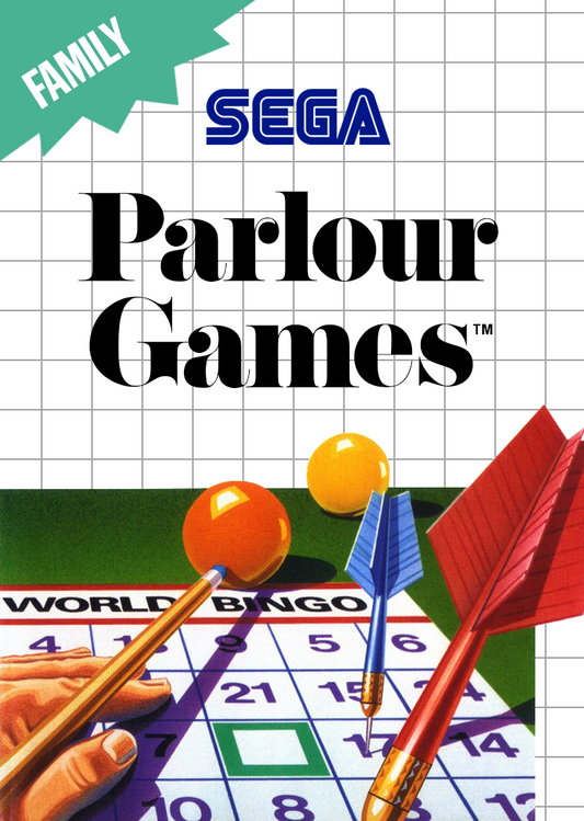 Parlour Games Sega Master System Print Poster