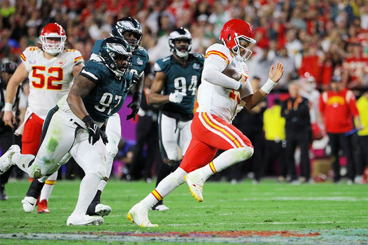 Patrick Mahomes At Defense Kansas City Chiefs Footballer Jigsaw Puzzle