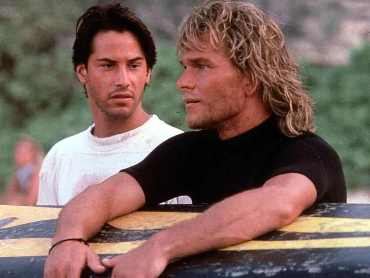 Patrick Swayze & Keanu Reeves Point Break Movie Photo Picture Print