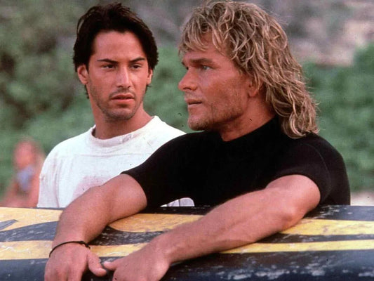 Patrick Swayze & Keanu Reeves Point Break Movie Magnet Picture Print
